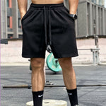 Muscle-fit Basketball Suede Pants For Men