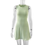 Women's Hollow-Out Backless Bodycon Dress