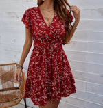 European And American Printing Best-selling Dress