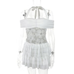 Off-shoulder Halter Sexy Womens Dress