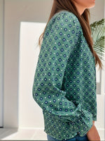 Long Sleeve Ruffle Blouse Women's Shirt