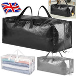 Extra Large Waterproof Heavy Duty Outdoor Garden Furniture Cushion Storage Bag--Black