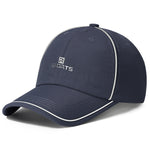 The New Style Fluorescent Strip Beanie Baseball Cap With A Curved Brim And A Chin Strap, In Korean Version, Is Suitable For Outdoor Cycling.