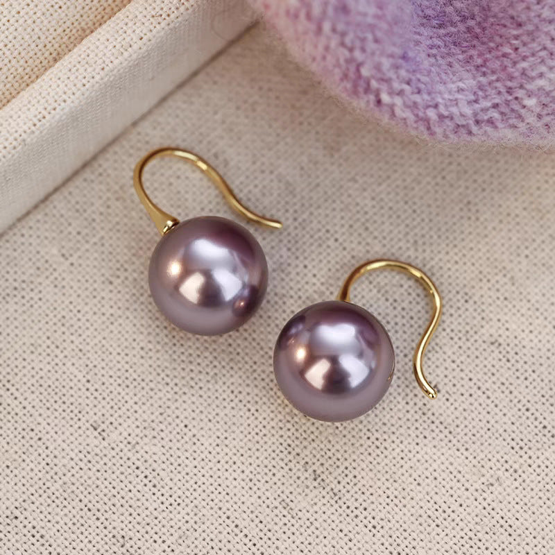 Sterling Silver Pearl Earrings Women's Best-Selling Style